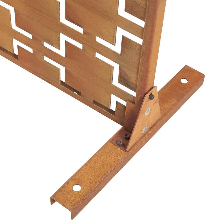 Produktbild Casa.Pro Trennwand Basciano Cortenstahl 180x90 cm Edelrost (180 x 90 x 40 cm)