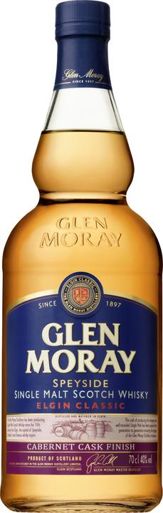 Actual product image Glen Moray Single Malt Cabernet Cask (Single Malt, Scotch whisky, 1 x 70 cl)