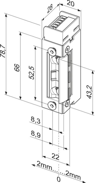 Produktbild effeff Feuerschutz Elektro-Türöffner 143 FaFix (Indoor)