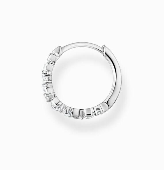 Immagine prodotto Thomas Sabo Pietre bianche creole argento (Argento 925)