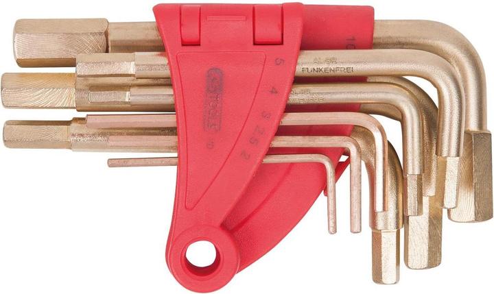 Actual product image KS Tools BRONZEplus Allen spanner set inch 10 pcs.