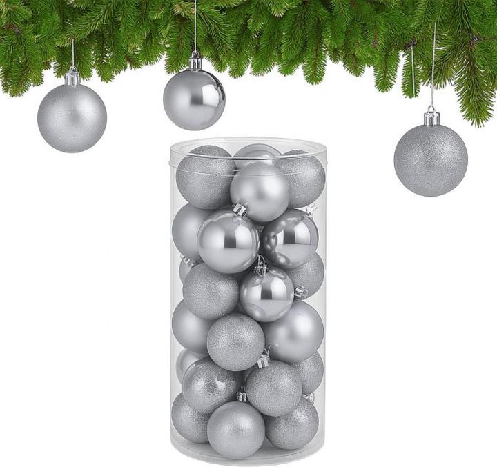 Actual product image Relaxdays christmas baubles (30-part)