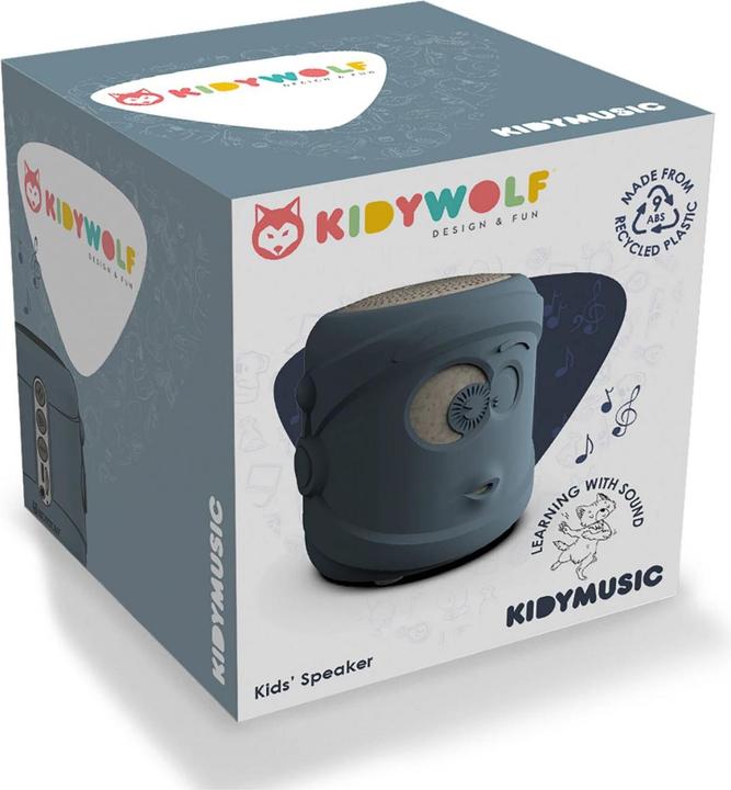 Actual product image Kidywolf Bluetooth Lautsprecher blau