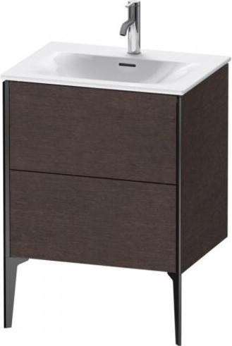 Actual product image Duravit XViu 4300 Vanity unit vertical, 2 drawers, for wash basin Viu 234463, 610x480 mm (61 x 48 x 59 cm)
