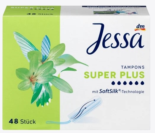 Actual product image dm Jessa Tampons Super Plus (48 x)