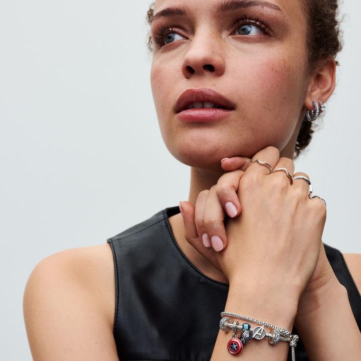 Produktbild Pandora Captain America (Silber 925, Emaille)