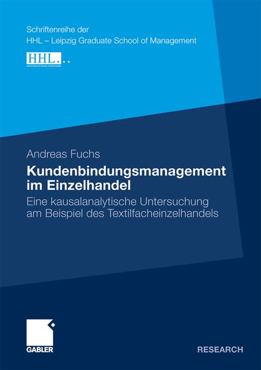 Produktbild Kundenbindungsmanagement im Einzelhandel (Deutsch, Andreas Fuchs, 2010)