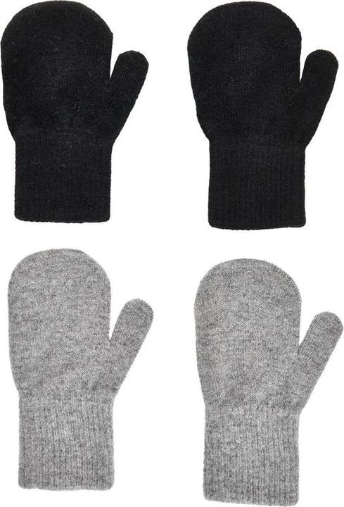 Produktbild CeLaVi Fäustlinge Grau/Schwarz 2er-Pack (1)