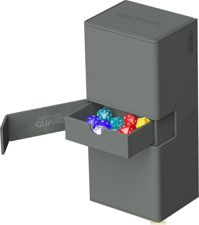 Actual product image Ultimate Guard Twin Flip'n'Tray 266+ Xenoskin Gris
