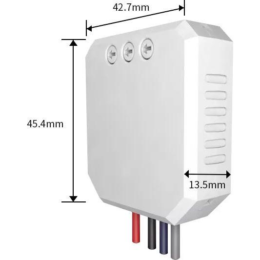 Light Solutions, Accessori per illuminazione, Inline LED Recessed LED Dimmer - Push dimmer - Memory