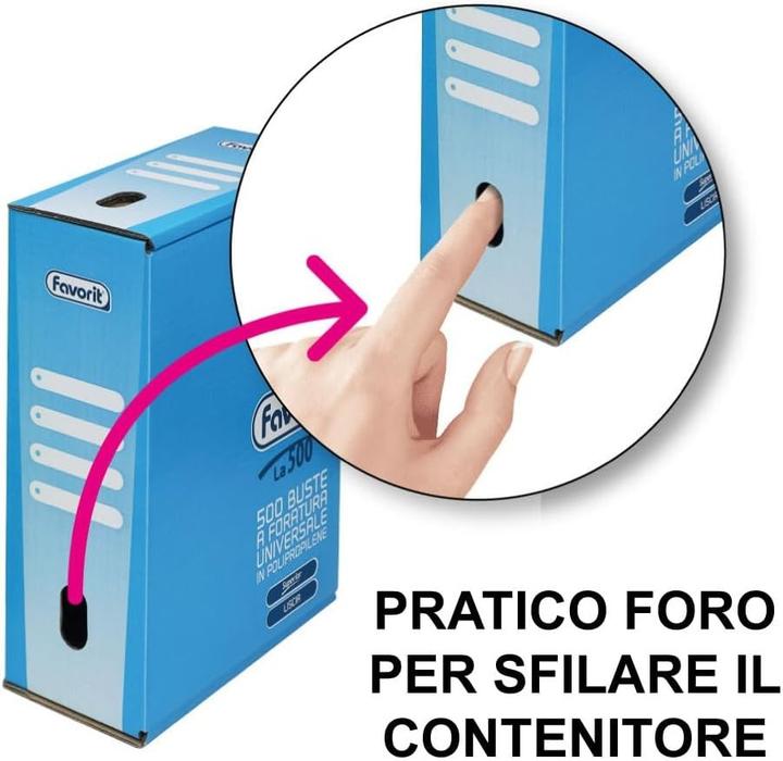 Image du produit Favorit Feuille de protection La500 210 x 297 mm (A4) Polypropylène (PP) 500 pièce(s) (A4)