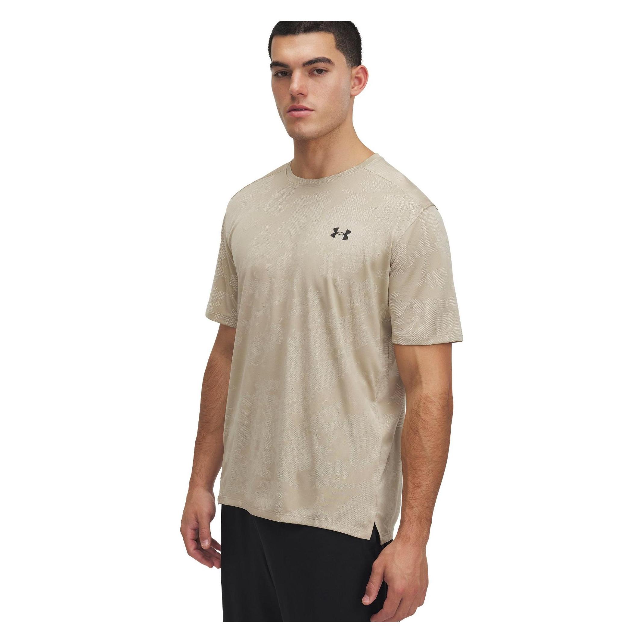 Under Armour, Herren, Sportshirt, Herren Kurzarm-T-Shirt Tech Hellbraun (L), Beige, Braun, L