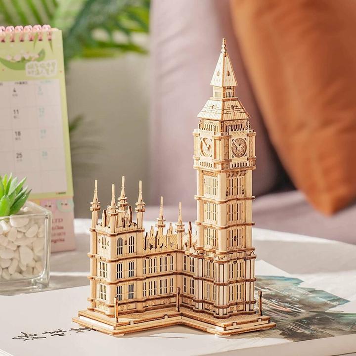 Produktbild Robotime Holzmodell 3D-Puzzle Big Ben