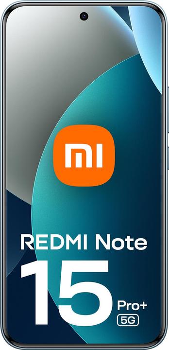 Actual product image Xiaomi Redmi Note 15 Pro + (256 GB, Blue, Glacier Blue, Light blue, 6.83", 5G)