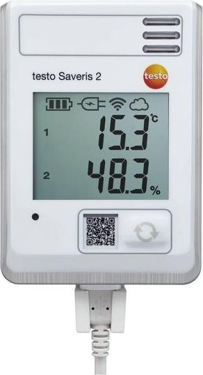 Image du produit Testo Enregistreur de données Canaux=2 Température/humidité WLAN/USB/code QR ( SAVERIS 2-H1)