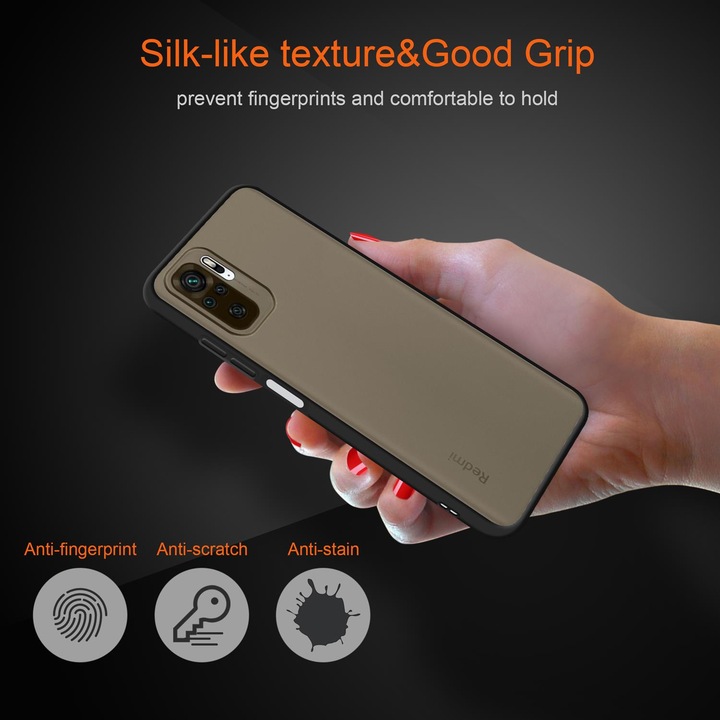 Produktbild Cadorabo Hybrid Matt Cover (Xiaomi Redmi Note 10)