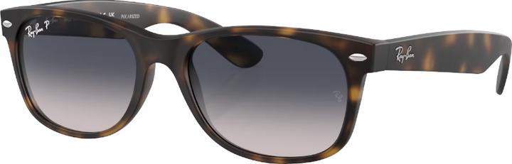Ray Ban NEW WAYFARER RB2132 blue polarised on havana M