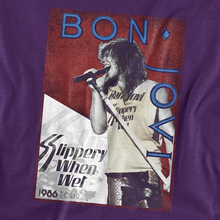Actual product image Bon Jovi Unisex Adult 86 Tour T-Shirt (4XL)