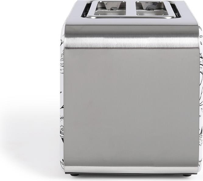 Produktbild Livoo Toaster mit Blumenmotiv