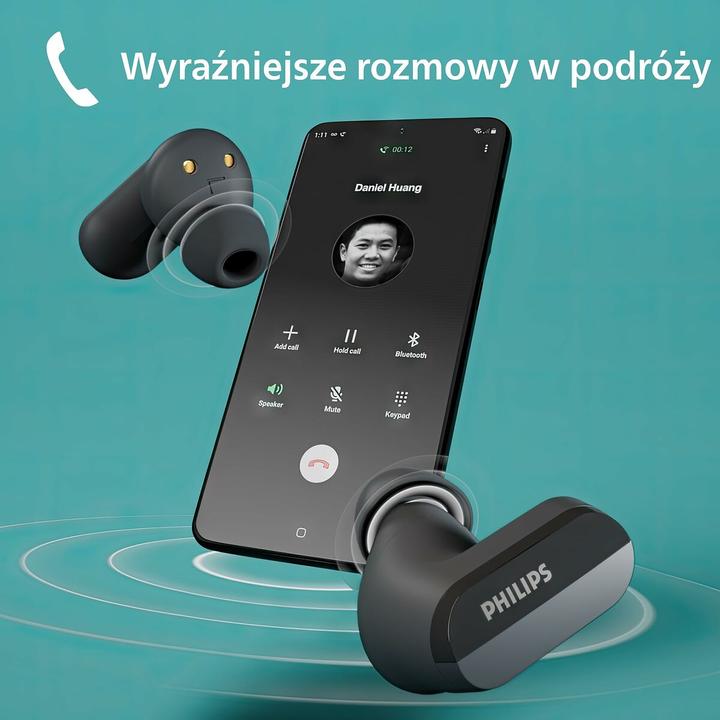 Produktbild Philips TAT3508BK (ANC, 7 h, Kabellos)