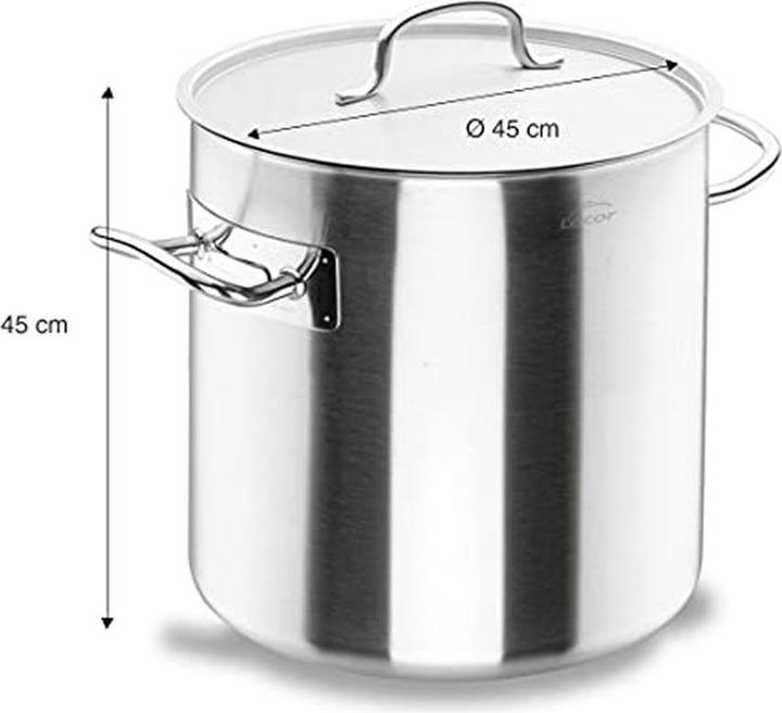 Actual product image Lacor 50145 (45 cm, Pot, Stainless steel)