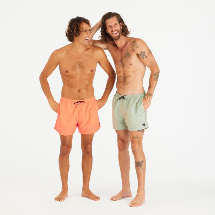 Actual product image Olaian Men's Boardshorts Surf 100 15" Short - Hendaia pockets MW Khaki (XL)