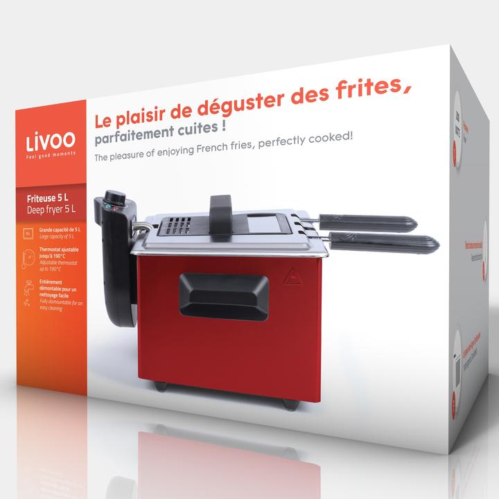 Actual product image Livoo Deep fryer 5 L
