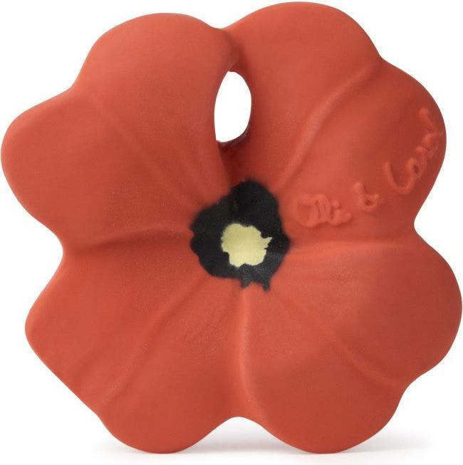 Oli and Carol Teething Ring Pop the Poppy (0 Months)