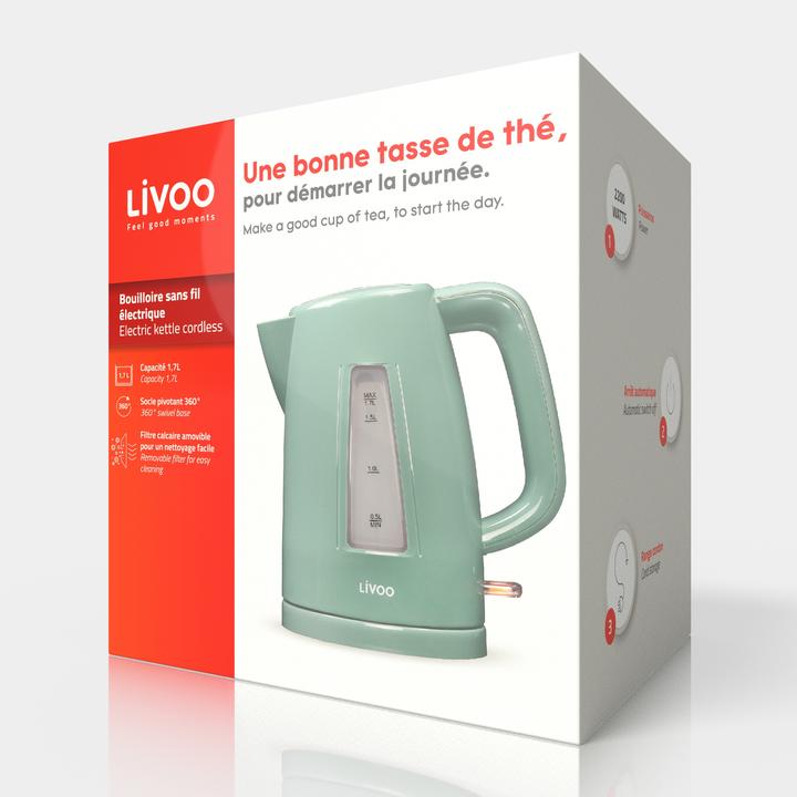 Produktbild Livoo Elektrischer Wasserkocher (1.70 l)