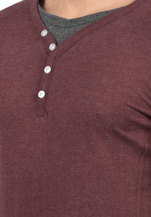 Immagine prodotto Solid Doriano Maglia Maglie A Maniche Lunghe Da Uomo Con Collo Grandad (L)