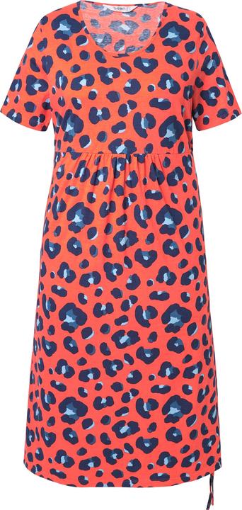 Produktbild Angel of Style Jerseykleid, A-Linie, Leo-Muster, Saum-Bindeband (52)