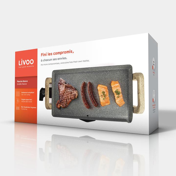 Produktbild Livoo Grillplatte naturfarben