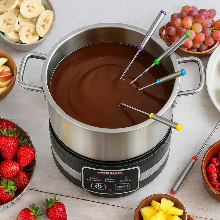 Produktbild Gastroback 42568 Fondue Multicook 4 in 1 (Käsefondue, Schokoladenfondue)