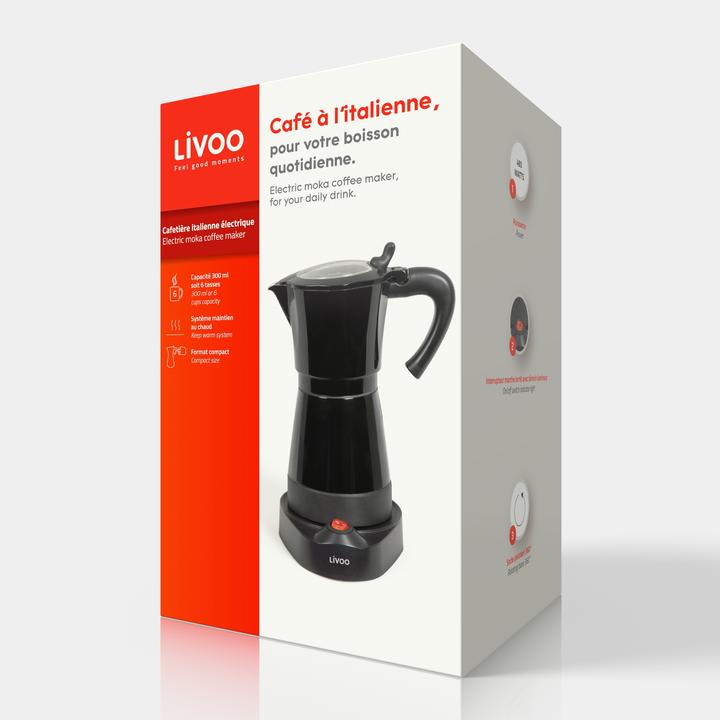 Image du produit Livoo Cafetière italienne électrique