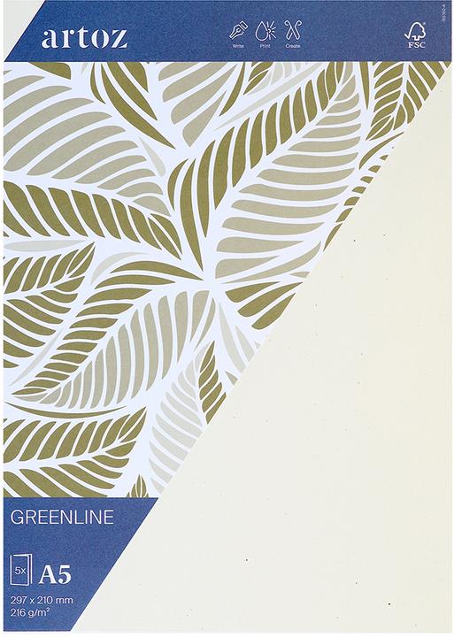 Actual product image Artoz Green Line Pkg 5 cards A5 tort. (A5, 216 g/m²)
