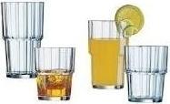 Productafbeelding Esmeyer Norvege" sapglas, 0,25 liter, stapelbaar, gemaakt van gehard glas, bijzonder stabiel, hoogte: 94 mm (0.25 l, 6 x)