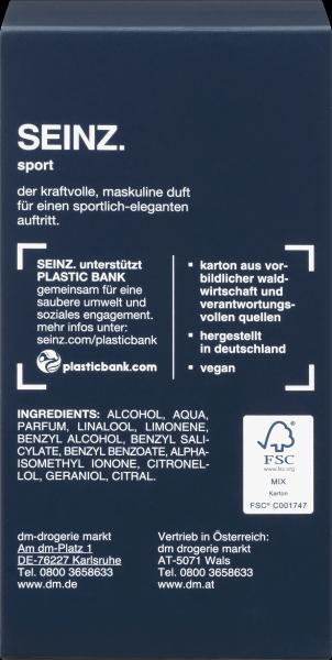Produktbild dm Seinz. Eau de Toilette Sport (Eau de Toilette)