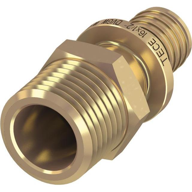 TECE, Rohrverbindungstechnik, TECEflex Übergangsnippel Rotguss d= 63mmx2 AG (T-Verbindung)