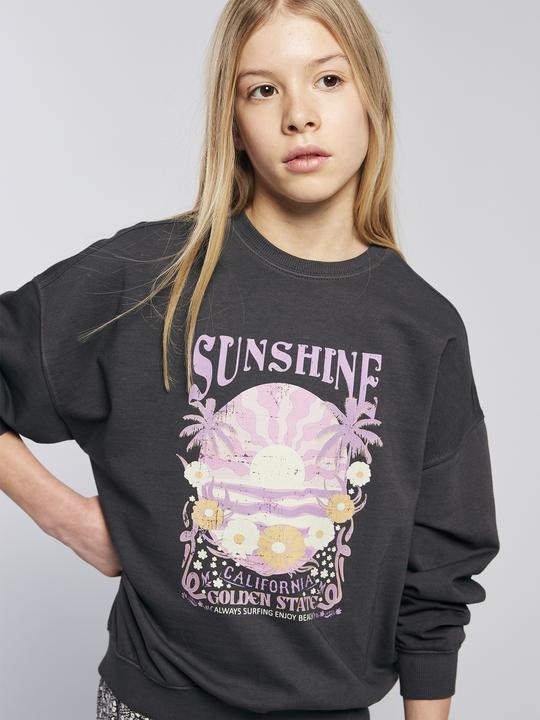 Produktbild Jonen Mädchen Oversized-Sweatshirt Vintage Wash (134)