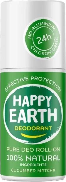 Produktbild Happy Earth Gurken-Matcha-Roll-On-Deodorant (Roll-on, 75 ml)