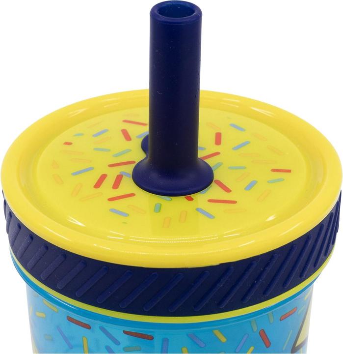 Produktbild Stor Pokémon "Pikachu" - Drop Safe - Auslaufsicherer Becher mit Silikonstrohhalm (370 ml)