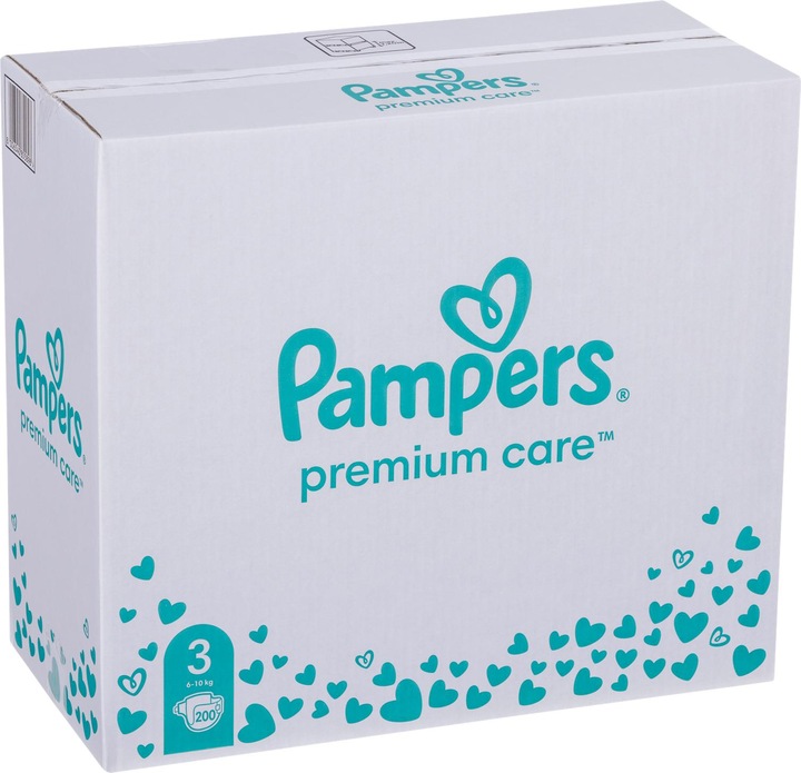 Produktbild Pampers Premium Care (Gr. 3, Monatsbox, 200 Stück)