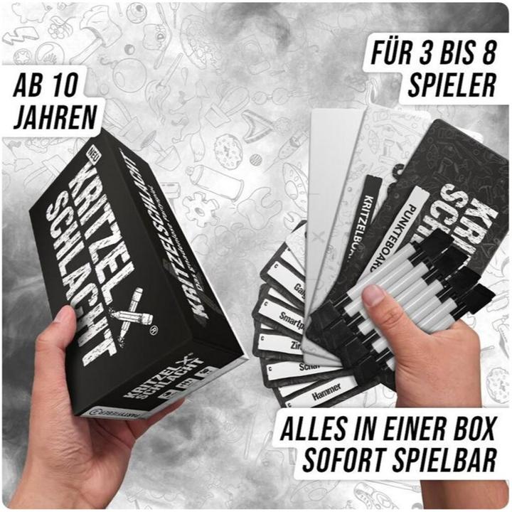 Produktbild Denkriesen Partyfieber - Kritzelschlacht (d) (Deutsch, 3 - 8 Spieler)