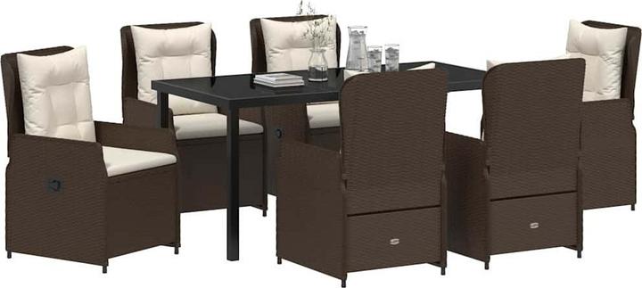 Produktbild vidaXL Garten Essgruppe (80 x 160 x 73 cm)