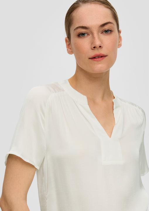 Actual product image S.Oliver Bluse Viskose-Bluse mit Tunika-Ausschnitt (42)