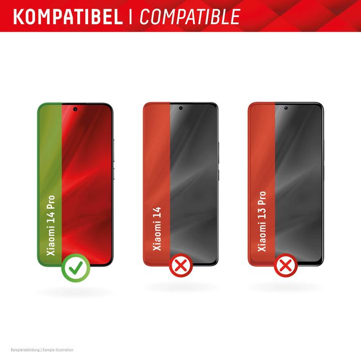 Produktbild Displex Real Glass, Full Cover Panzerglas (1 Stück, Xiaomi 14 Pro, Xiaomi 14 Ultra)