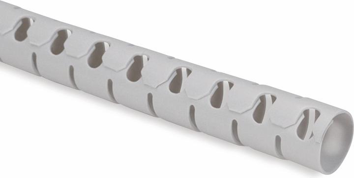 Actual product image HellermannTyton Protective hose longitudinal split 16 mm gray (Cable conduit, 200 cm)
