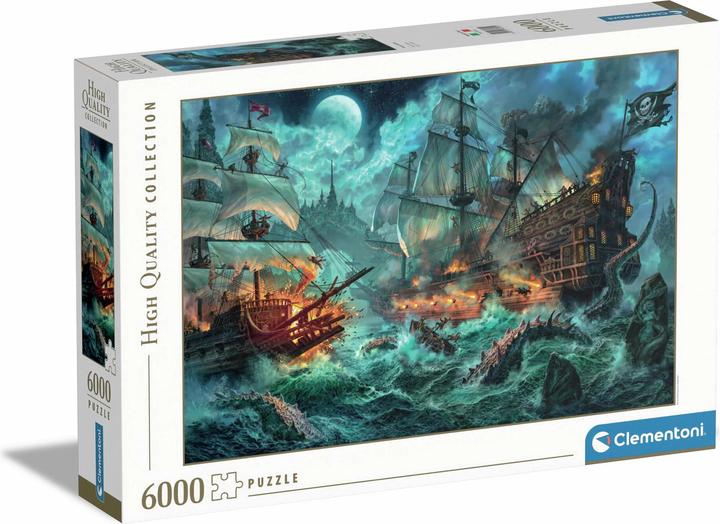 Actual product image Clementoni Pirates Battle (6000 pieces)