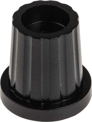 Image du produit RS PRO Bouton de potentiomètre, plastique, noir, 19mm, paquet de 10 pièces