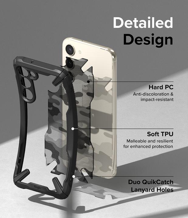 Actual product image Ringke Fusion X Design case for Samsung Galaxy S23+ camouflage black (Samsung Galaxy S23+)